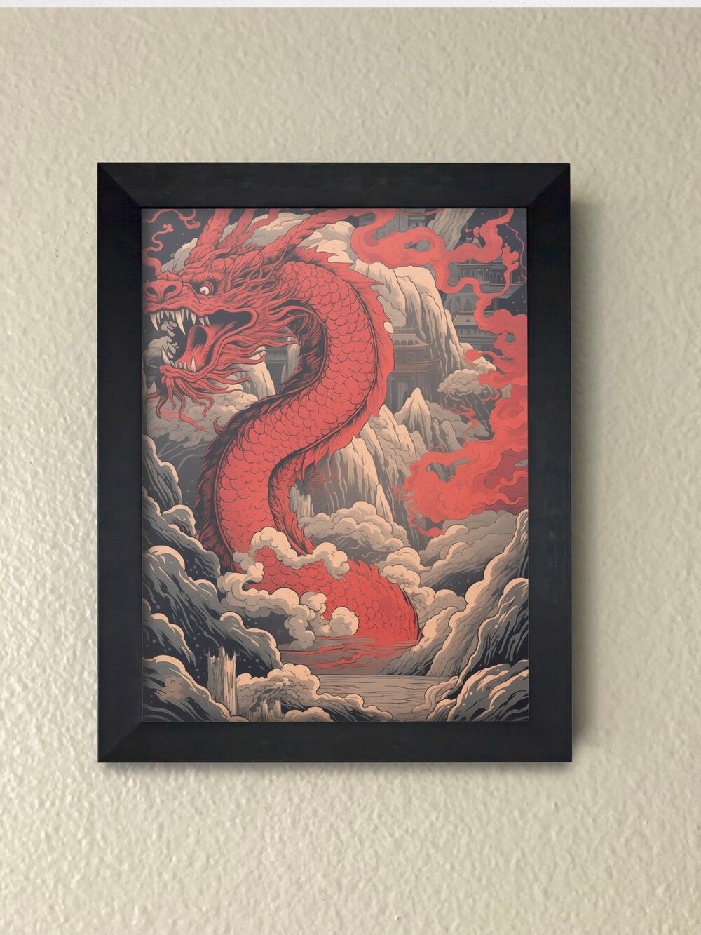 Dragon Framed Wall Art